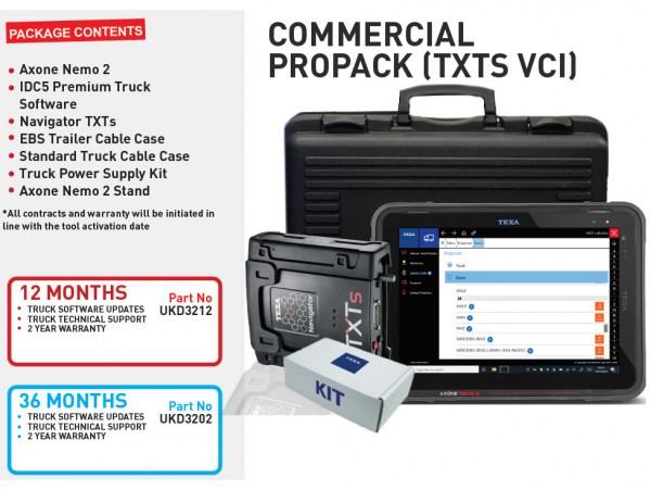 36 months COMMERCIAL PROPACK (TXTS VCI)