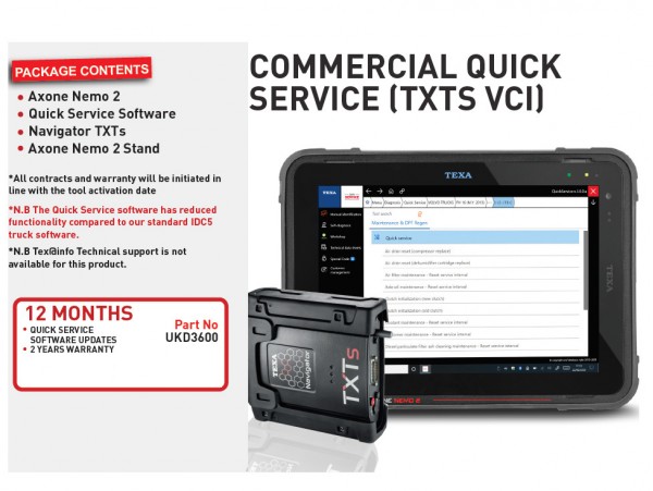 12 months Commercial Quickservice 1YR (M/Hub VCI)