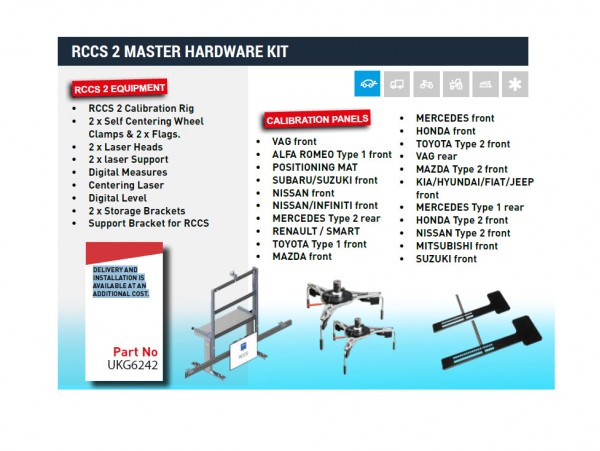 RCCS2 Master Hardware kit